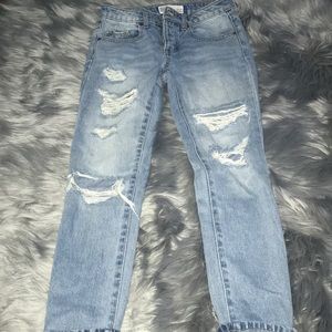 boyfriend jeans with rips
